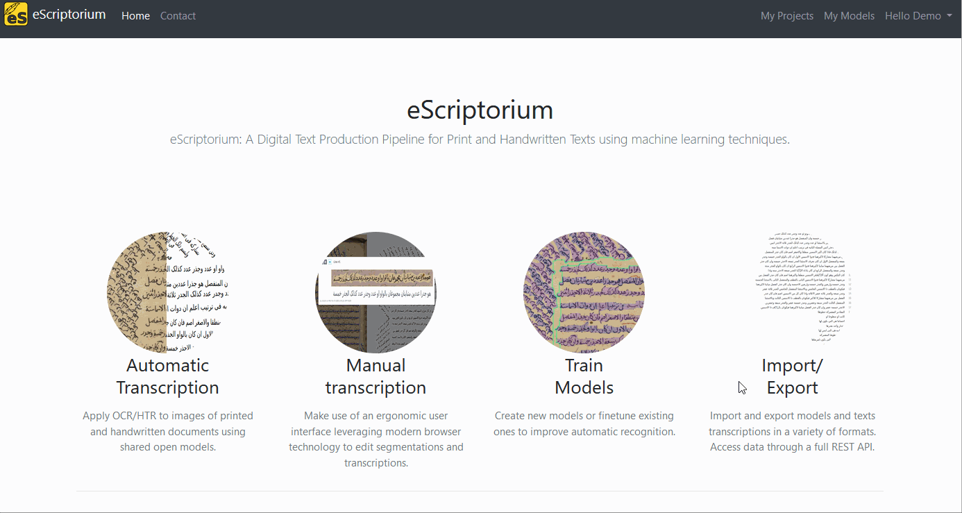 image: Demonstration of importing a transcription model